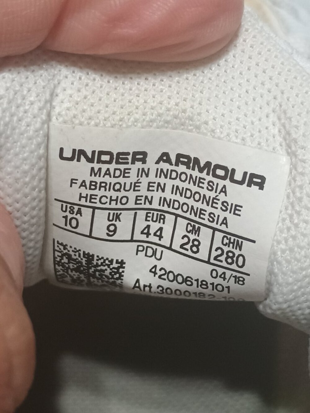 Under Armour Nitro White Silver Cleats Men’s Size 10 EU 44 - Picture 6 of 8